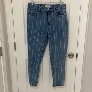 Striped Mom Jean